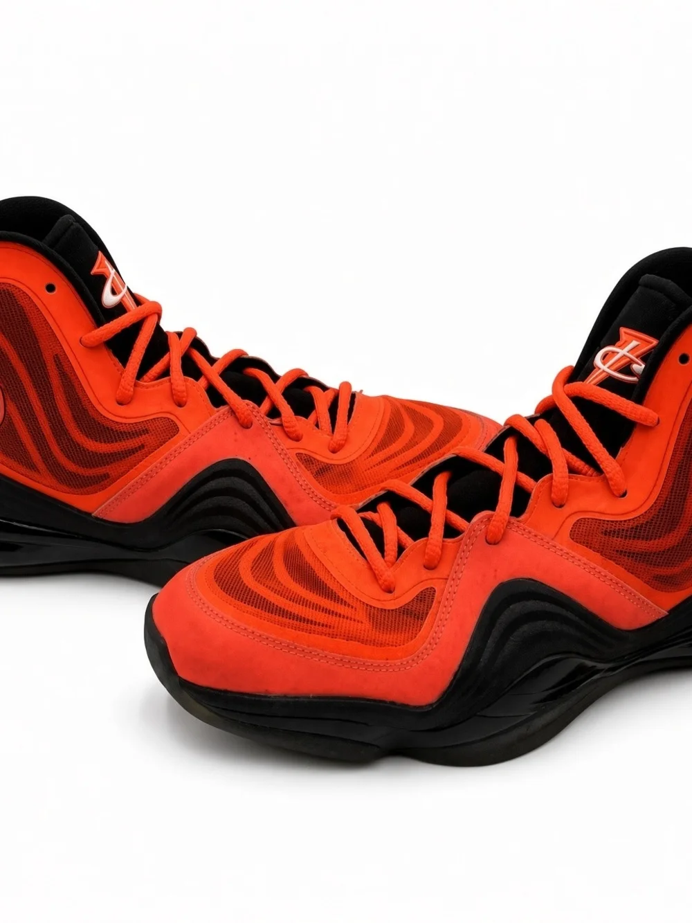 Nike Air Penny 5 Total Crimson 537331-800 Size 11 Pre-Owned